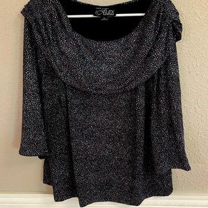 Alex evenings formal party top size 2X.